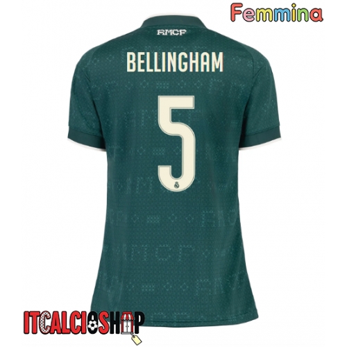 Real Madrid Jude Bellingham #5 Seconda Maglia Femmina 2026-27 Manica Corta